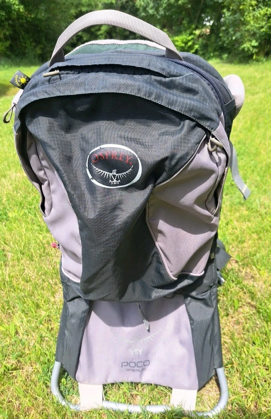 Osprey Poco Premium Baby Backpack Carrier Green w/ Sunshade - Nice. Take a Look.
Opens in a new wind