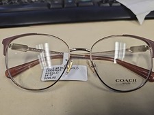 Coach Eyeglasses Frames HC5148 9419 Rose Gold/Light Eggplant Cat Eye 54-17-140