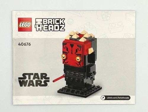 Darth Maul BrickHeadz #232 LEGO Star Wars 40676 The Phantom Menace Bag 9 Sealed!