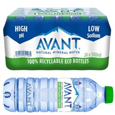 Avant Natural Mineral Water 500ml - 24 Pack Case - Still Spring Water Bulk Buy