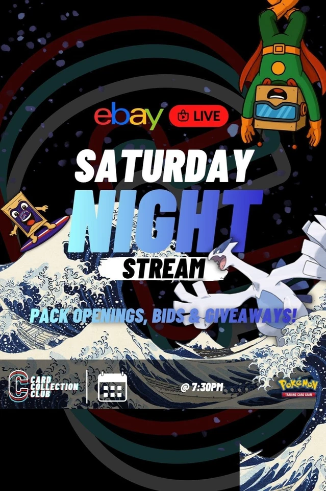Saturday night fever!! Pack openings and auctions