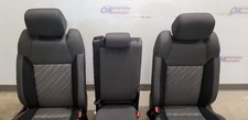 21 Toyota Tundra Sr Front Seat Set With Console Gray Cloth Manual