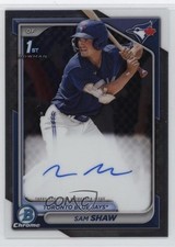 2024 Bowman Chrome Prospect Sam Shaw #CPA-SS Auto 0af3
