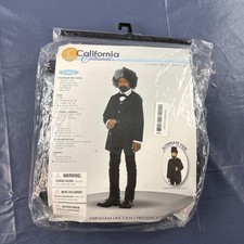 California Costumes Costume Girls 8-10 Black Abraham Lincoln Frederick Douglass