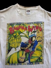 Jimmy Buffett Banana Wind 1996 Tour T-Shirt Men's L Distressed Vtg