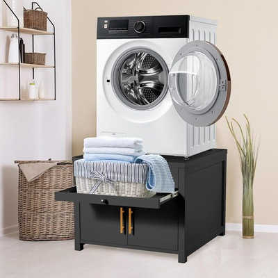 #ad Heavy Duty Laundry Pedestal 700 LBS Capacity Washer Dryer Pedestal with Storage $289.99