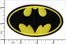 30 Pcs Embroidered Sew or Iron on patches Batman Logo Badge 87x51mm AP012aB2