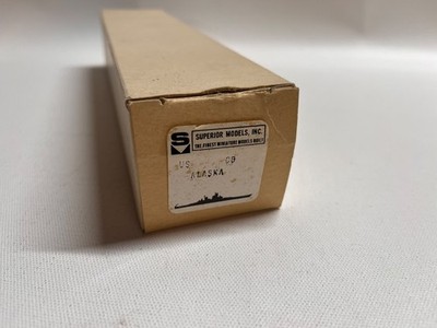 Vintage Superior Models - US Alaska Battleship - 8'' Metal Model