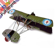 1/33 Unassembled  British Airco DH.2 Biplane Fighter Paper Model Military Craft