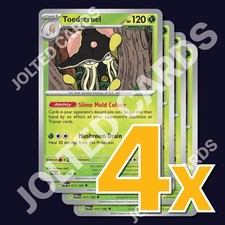 4x Toedscruel 017/182 - SV04: Paradox Rift - Playset