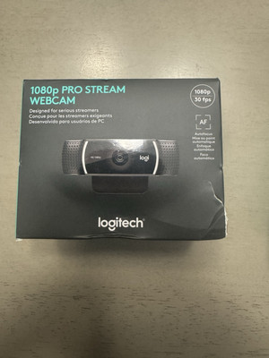 Logitech (960-001211) - 1080p Pro Stream Webcam - BRAND NEW - *Please Read *