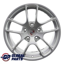 Porsche Boxster Cayman 981 Silberne Hinterradfelge 18" 9J ET:47 98136212204