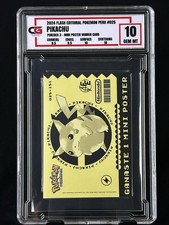 Pikachu CG 10 Peru Pokemon PSA CGC Flash Editorial Pokédex Mini Poster Ganaste