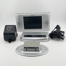 Axion AXN-5500 5in Silver LCD Portable TV 480p w/ Stand AC Adapter Guide