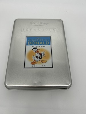 DVD DISNEY TREASURES - THE CHRONOLOGICAL DONALD 1 - ORIGINAL US BOX METAL