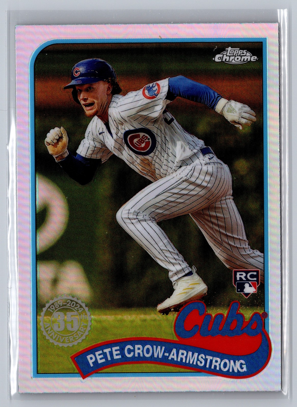 2024 Topps Chrome - 1989 Refractor #89CB-19 Pete Crow-Armstrong RC Rookie