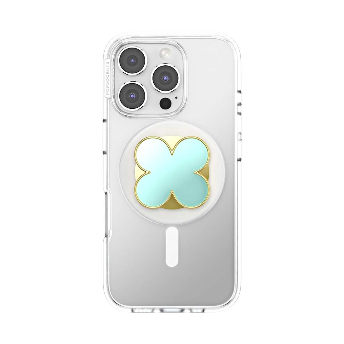Support Smartphone PopGrip Premium Enamel Clover avec Fixation Solide - 4
