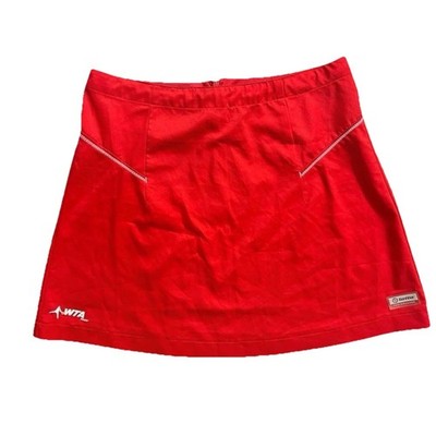 Lotto Performance Vintage Tennis Rock WTA Tour Damen Größe M Rot