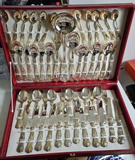 Servizio Posate ×12 Arg. 800 Placcato Vintage