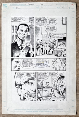 Lee Sullivan Original - Robocop Issue 15  Page 2 - Marvel Book Comic Art