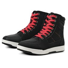Motorcycle Riding Shoes Road Street Motocross Protective Boots for 8.5 Black