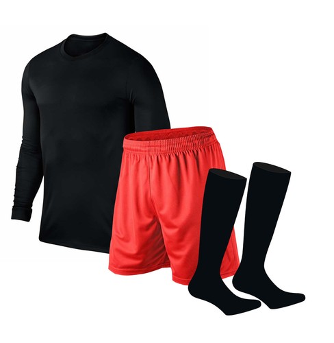 Football Kit Soccer kit Long Sleeve Adult (Shirt, Short & Socks) - Picture 15 of 16