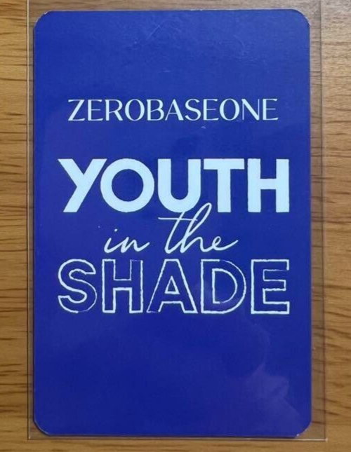 ZB1 Zhang Hao YOUTH in THE SHADE makestar CAT ver. official