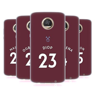 WEST HAM UNITED FC 2020/21 PLAYERS HOME KIT SOFT GEL CASE FOR MOTOROLA PHONES 2