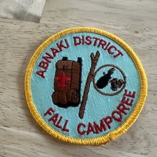 Vintage ABNAKI DISTRICT Fall Camporee Patch