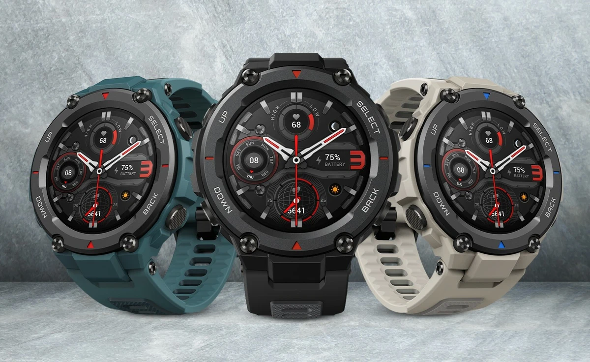 Amazfit T Rex Pro Fitness Smartwatch 18 Day Batt. w GPS SPO2 Heart