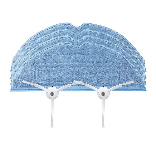 Mop Cloth Wipes Rag Side Brush Mop Cleaning Head Pad for R-obo-rock T7S Plus S7 - Picture 11 of 20