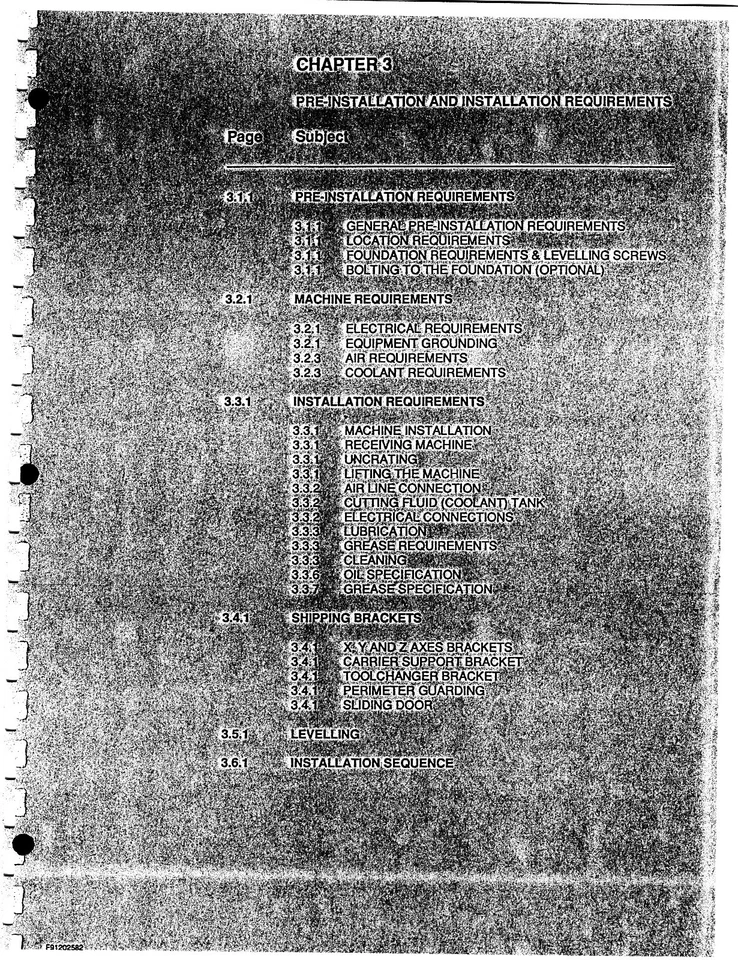 Cincinnati Milacron Arrow 500& 750 ERE  Machining Center Installation Manual *38 - Image 2 of 4