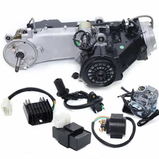 For 150CC 4-Stroke Complete Engine GY6 Scooter ATV Motor CVT Long Case