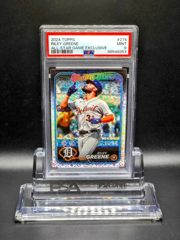 Riley Greene 2024 Topps All-Star Game Team Set ASG Variation PSA 9 + 23 Card Set - Image 2 of 4