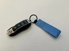 Porsche 911 GT3RS MINI Door Pull Light BLUE Key Strap Keychain 991 997 964 993