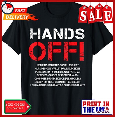 Hands Off Protest Cool Lover Support Gift Present Unisex T-Shirt