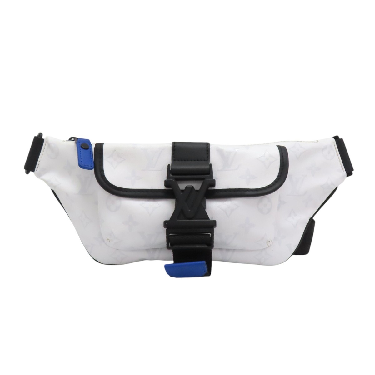 LOUIS VUITTON Slope Belt Bag Monogram Canvas White M46798 | eBay
