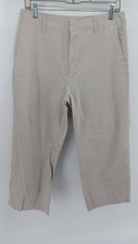 Calvin Klein Jeans Pants Women's Size 10 Beige High Rise 100% Cotton