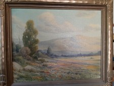 Landsape With Cows, By Angel Espoy