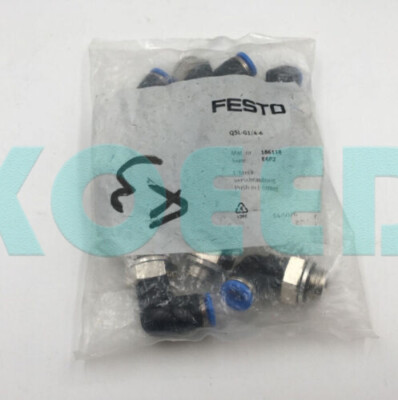 10PCS/bag NEW FESTO QSL-G1/4-6 186118 Quick Connector QSLG186 | eBay