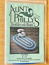 Aunt Phillys Oval Rug Any Size Toothbrush Rug Pattern Tool Included Instructions