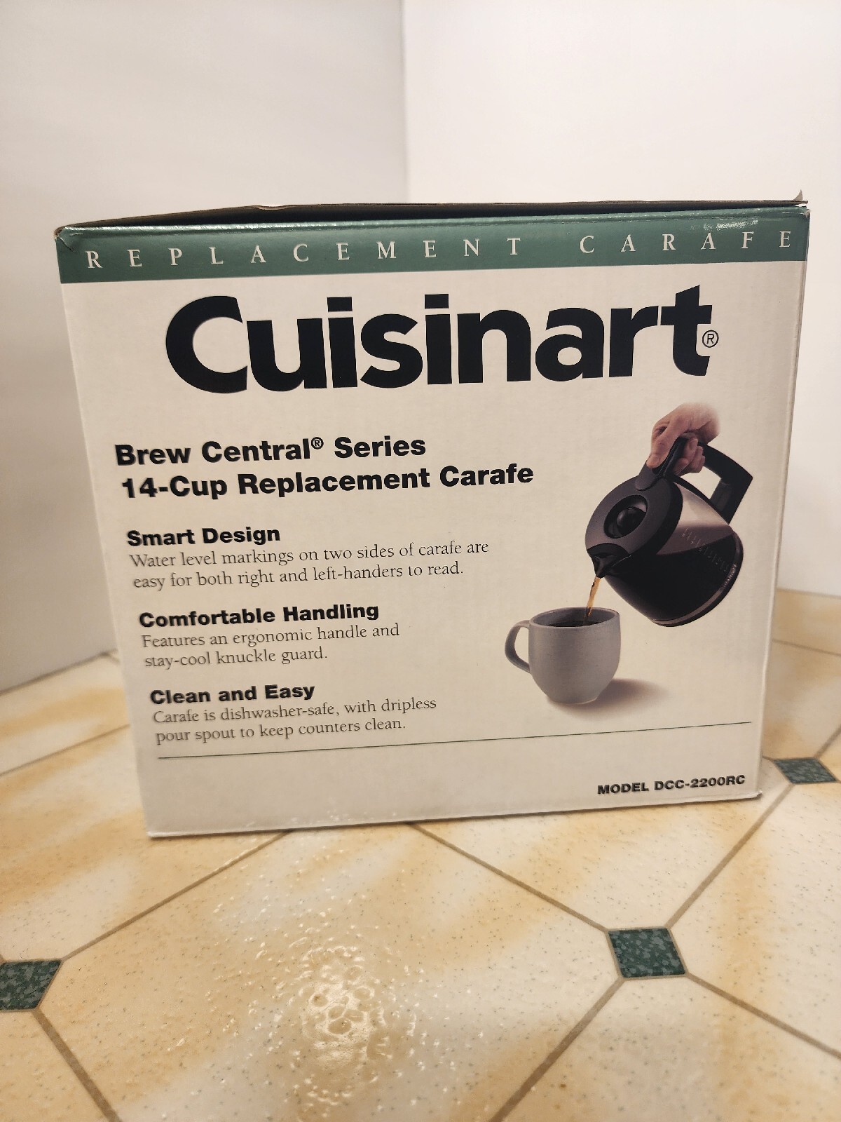 Cuisinart DCC2200RC 14 Cup Replacement Carafe Pot Black for sale online eBay