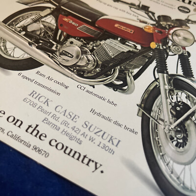 SUZUKI GT 380 GT 250 SALES SPECS AD/ BROCHURE GT380 GT250 | eBay