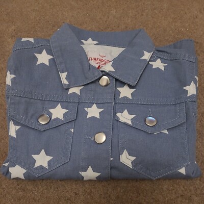 Mädchen Jeans Stern Jacke Mädchen, Alter 7-8