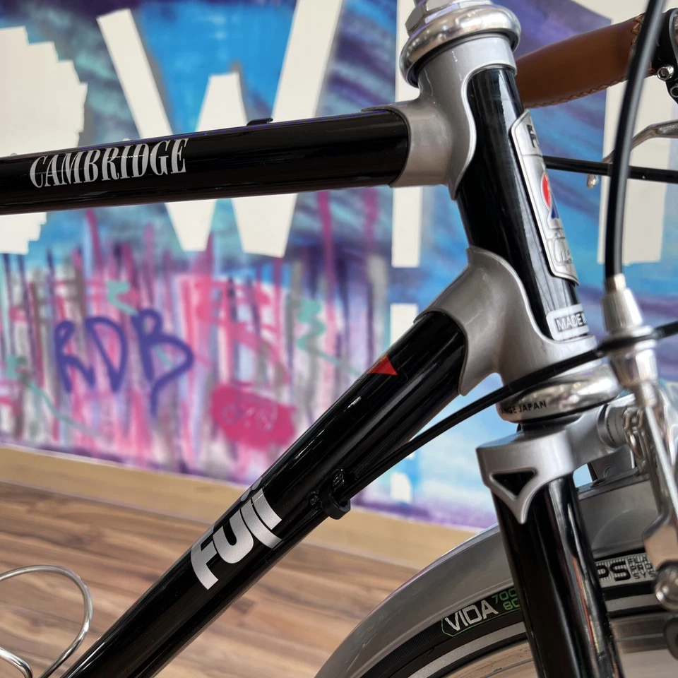 52 cm MINTY 2009 Fuji Cambridge Lugged 8 Speed Nexus Velo Orange saddle Black - Image 4 of 4