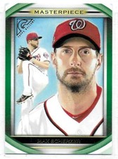 2019 Topps Gallery Masterpiece Green Max Scherzer #MP30 SN 24/250 Nationals