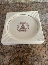 Vintage Ashtray 7x7 ALPENA COMMUNITY COLLEGE 1952