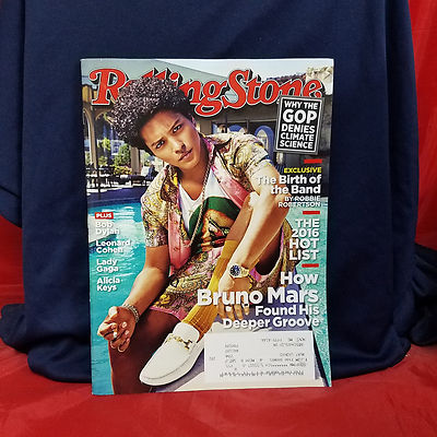 BRUNO MARS Rolling Stone Magazine ISSUE 1274 November 17 2016 Bob Dylan The Band