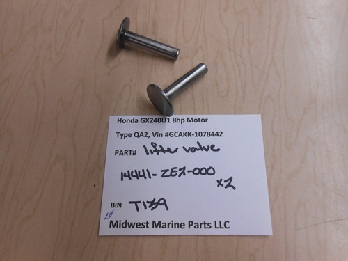 14441-ZE2-000 Honda GX240U1 8hp Motor lifter valve (2) T139
