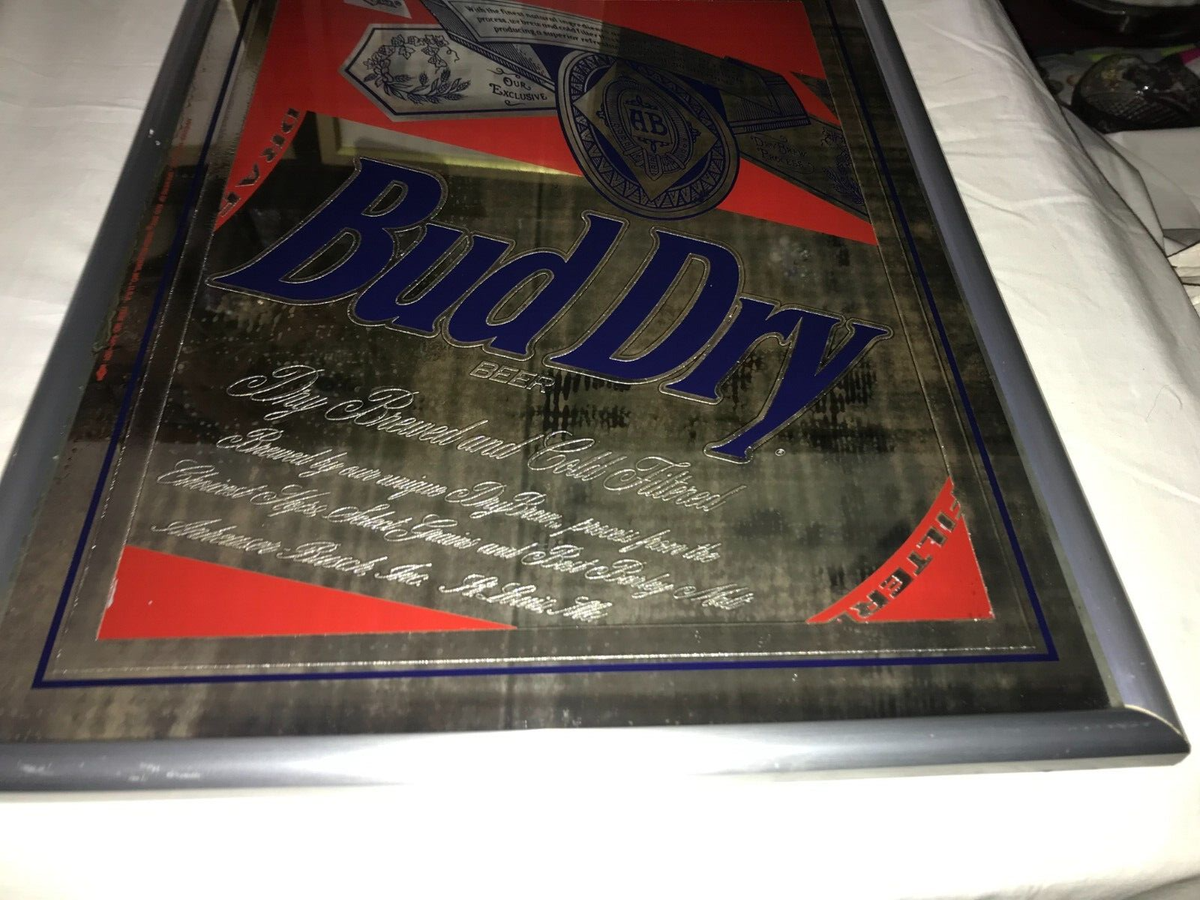 ☆希少品☆Budweiserバドワイザー壁掛けミラーAnheuser Busch Vintage
